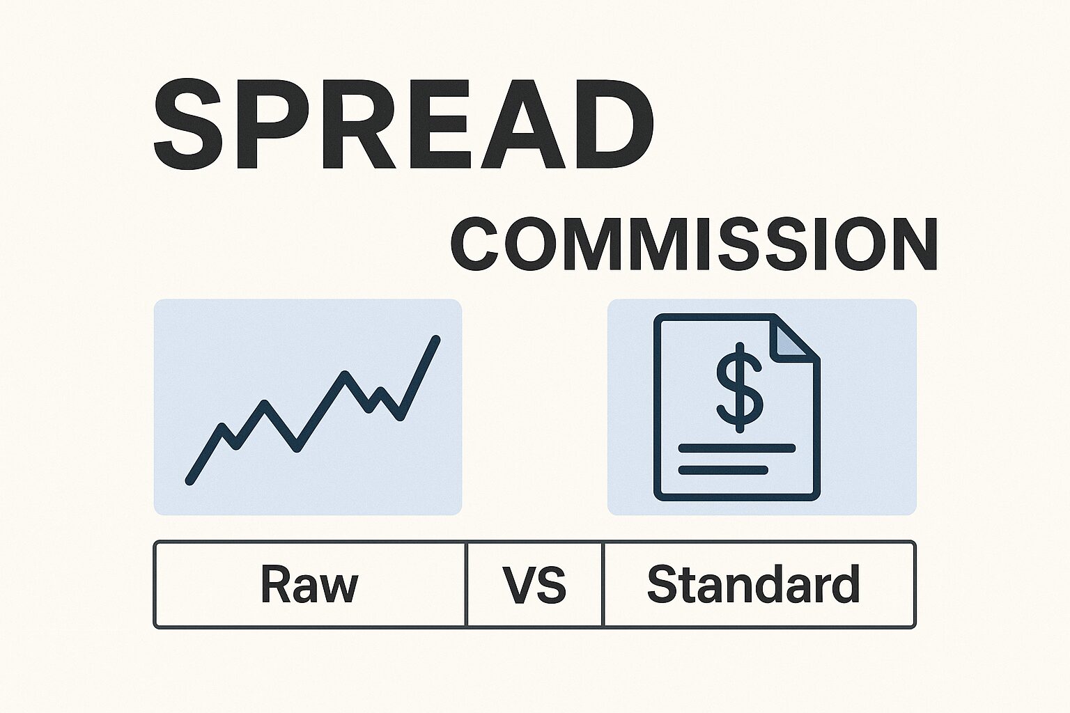 Spread vs prowizja na Forex: Raw vs Standard i koszty all-in