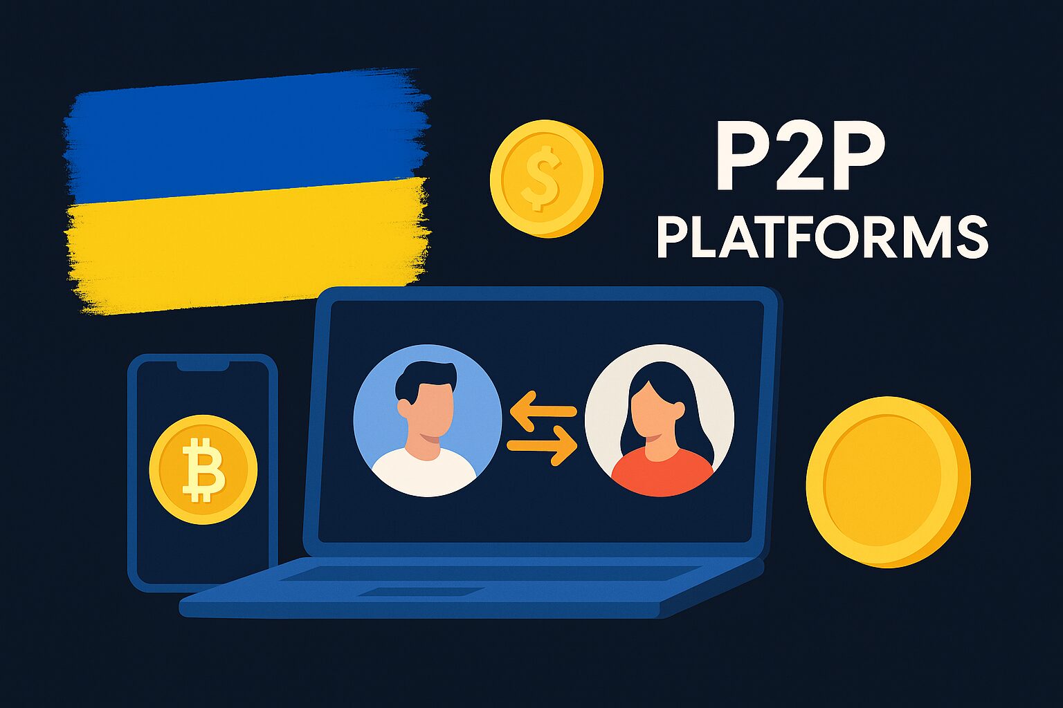 P2P-покупка криптовалюты в Украине — карта сервисов и способы оплаты