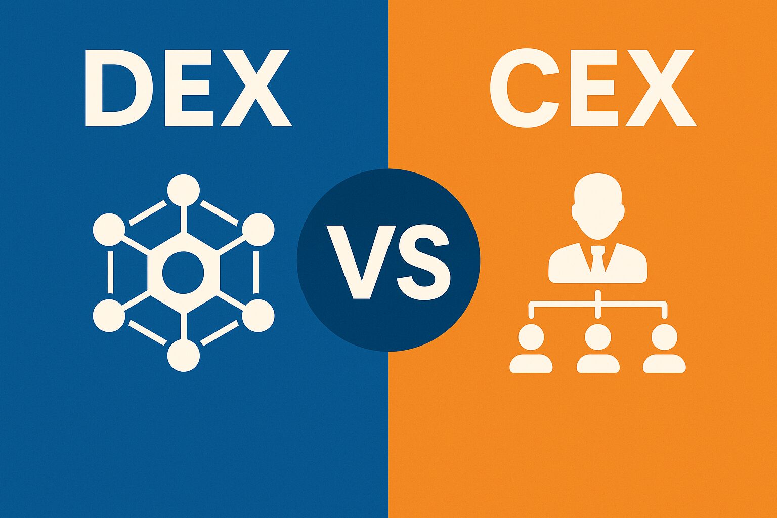 DEX vs CEX: Key Differences, Pros & Cons, and Use Cases